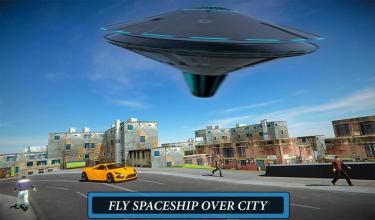 Alien Flying UFO Simulator Space Ship Attack Earth截图1