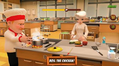 Virtual Chef Cooking Tycoon Pizza Cooking Games 3D截图5