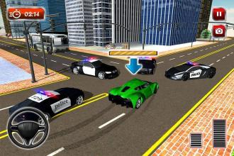 Real Police Car Chase Criminals  Car Racing Game截图1