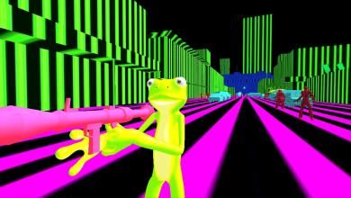 Neon Frog Crazy Sandbox截图4