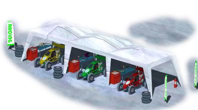 CrossKart Ice Racing VR截图2