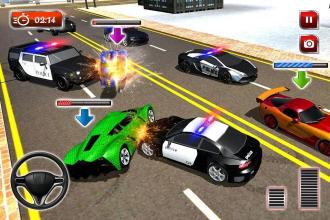 Real Police Car Chase Criminals  Car Racing Game截图5