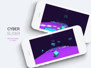 Cyber Slider  Can you survive for 60 seconds截图2