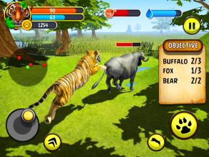 Wild Tiger Survival  Animal Simulator截图1