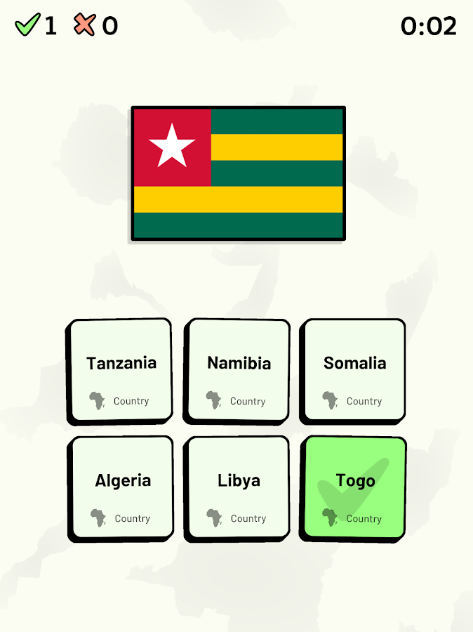 Countries of Africa Quiz截图4