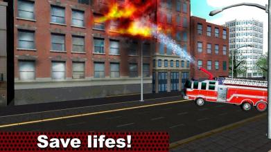 Fire Truck Emergency Driver 3D截图2