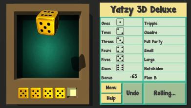 Yatzy 3D Deluxe截图3