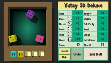 Yatzy 3D Deluxe截图2