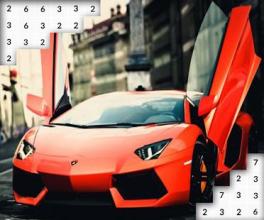 Color by Number: Fast Car Pixel Art截图4