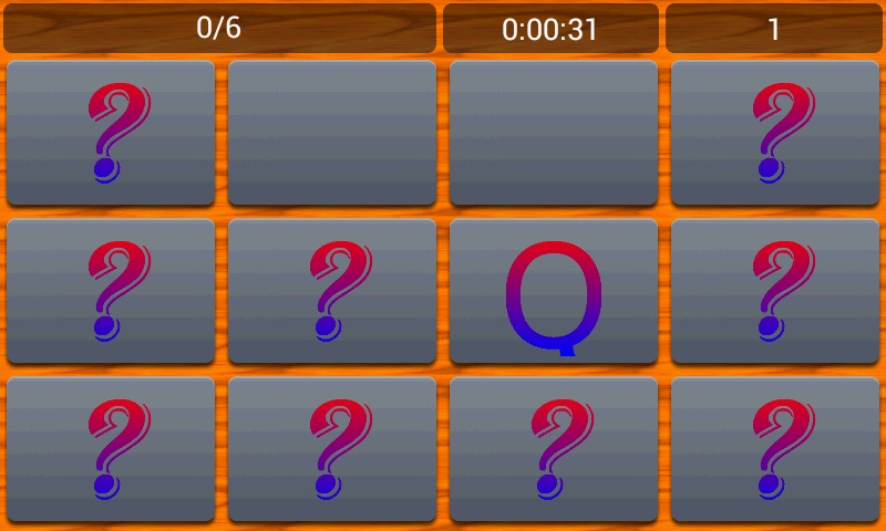 Memory Game (Concentration)截图2