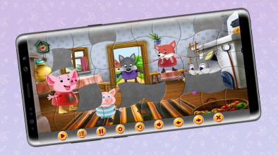 Pepa Pink Pig 3D Jigsaw Puzzle Games截图4