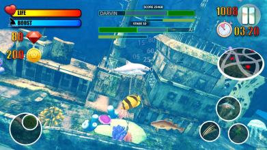 Shark Simulator Game 2019Shark Attack 3D截图2