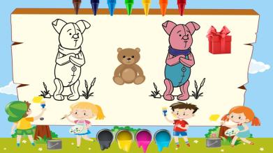 Christopher Robin Coloring book Pooh截图4