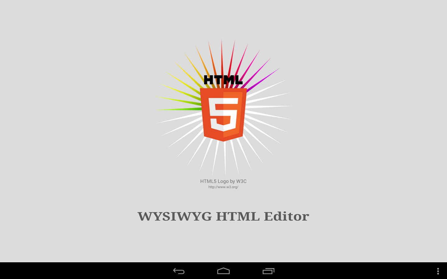 WYSIWYG HTML Editor截图1