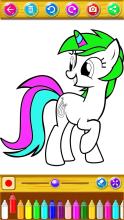 coloring horse pony cute截图1