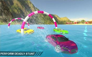 Water Surfer Car Stunts 2019截图4