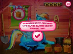 Princess rainbow Pony game截图5