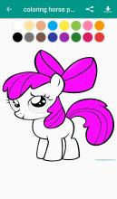 coloring horse pony happy截图5