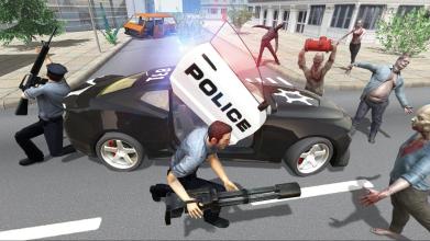 Police vs Zombie  Action games截图5