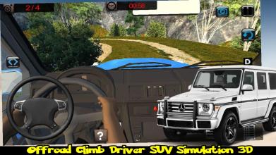 Offroad Climb Driver SUV Simulation 3D截图3