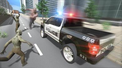 Police vs Zombie  Action games截图3