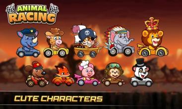 Animal Cars Kids Racing Game截图4