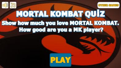 Mortal Kombat Quiz Game  2019截图2