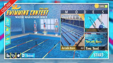 Swimming Con Online  Water Matarthon Race截图1