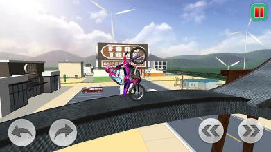 Riding Bike Down Snow Mountain Bike Extreme 3D截图5