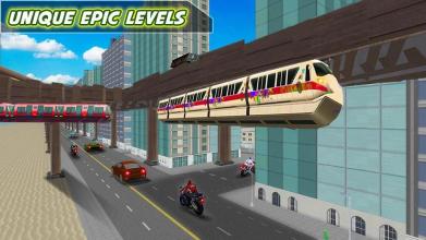 Sky Train Adventure Rail Drive : Train driving Sky截图1