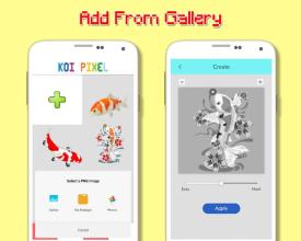 Koi Fish Color By Number - Pixel Art截图1
