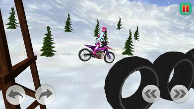 Riding Bike Down Snow Mountain Bike Extreme 3D截图3