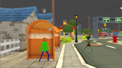 Mr baldi vs granny in city截图2