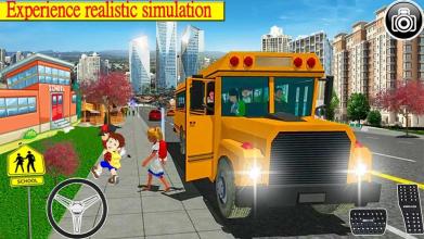 City School Bus Drive Sim: Kids Fun Game截图2