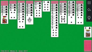 Spider Solitaire One Suit截图5