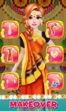 Happy Diwali Fashion Girl Makeup Salon Game截图4