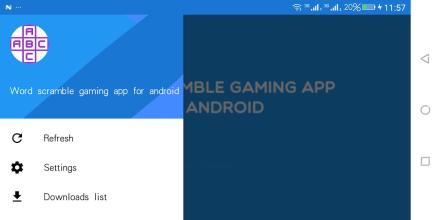 Word scramble gaming app for android截图3