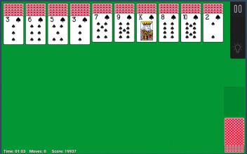 Spider Solitaire One Suit截图4