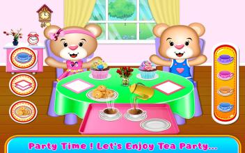 Toy Tea Party  Cleaning and Cooking Game截图2