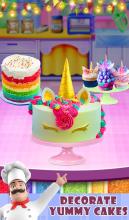 Unicorn Doll Cake  Sweet Rainbow Cupcake Desserts截图2