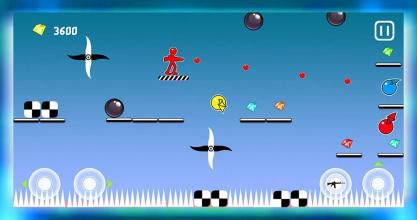 Stickman Red Fighter  Hunter Balls截图3