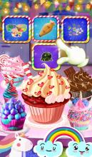 Unicorn Rainbow Cup Cake  Kids Cooking Game截图1