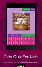 Pets Quiz For Kids截图2