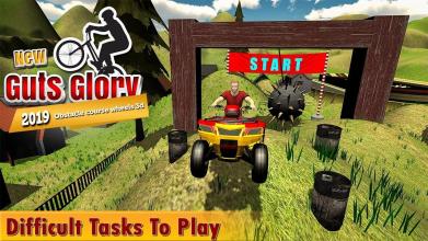 Guts glory 3d  obstacles course & Happy on wheels截图2