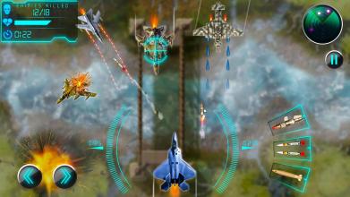 Galaxy Strike Shooter Jet Sky War 3D截图1