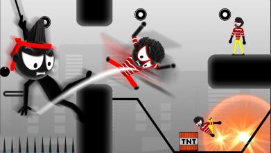 Stickman Rope Dismounting截图3