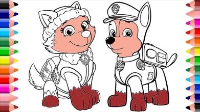 Coloring Book Puppies Patrol for Kids截图2