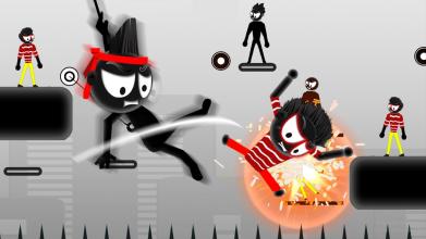 Stickman Rope Dismounting截图4