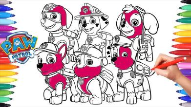 Coloring Book Puppies Patrol for Kids截图1