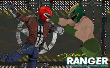 Cyber Ranger Ninja Fighting War Power Punk Dino截图3